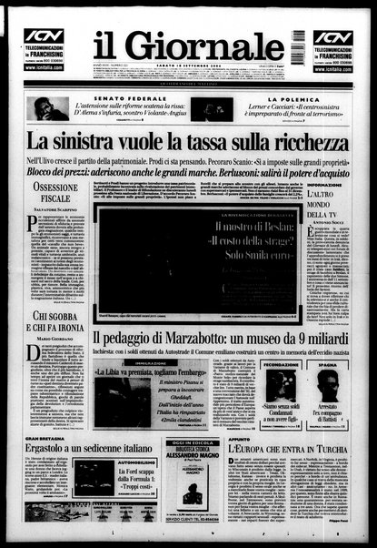 Il giornale : quotidiano del mattino